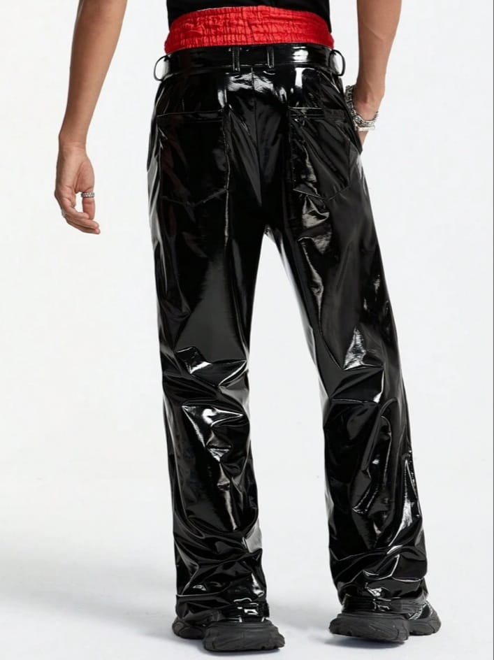 Bonga Boys Men's AXEPEAK 4-Way Stretch Reflective Wide Baggy Loose Pants